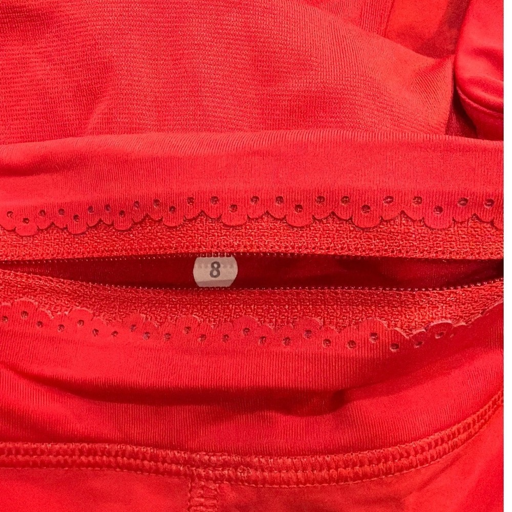 Lululemon Speed Up Shorts Womens Red Low Rise Running 2.5" Inseam Size 8 - Picture 5 of 9